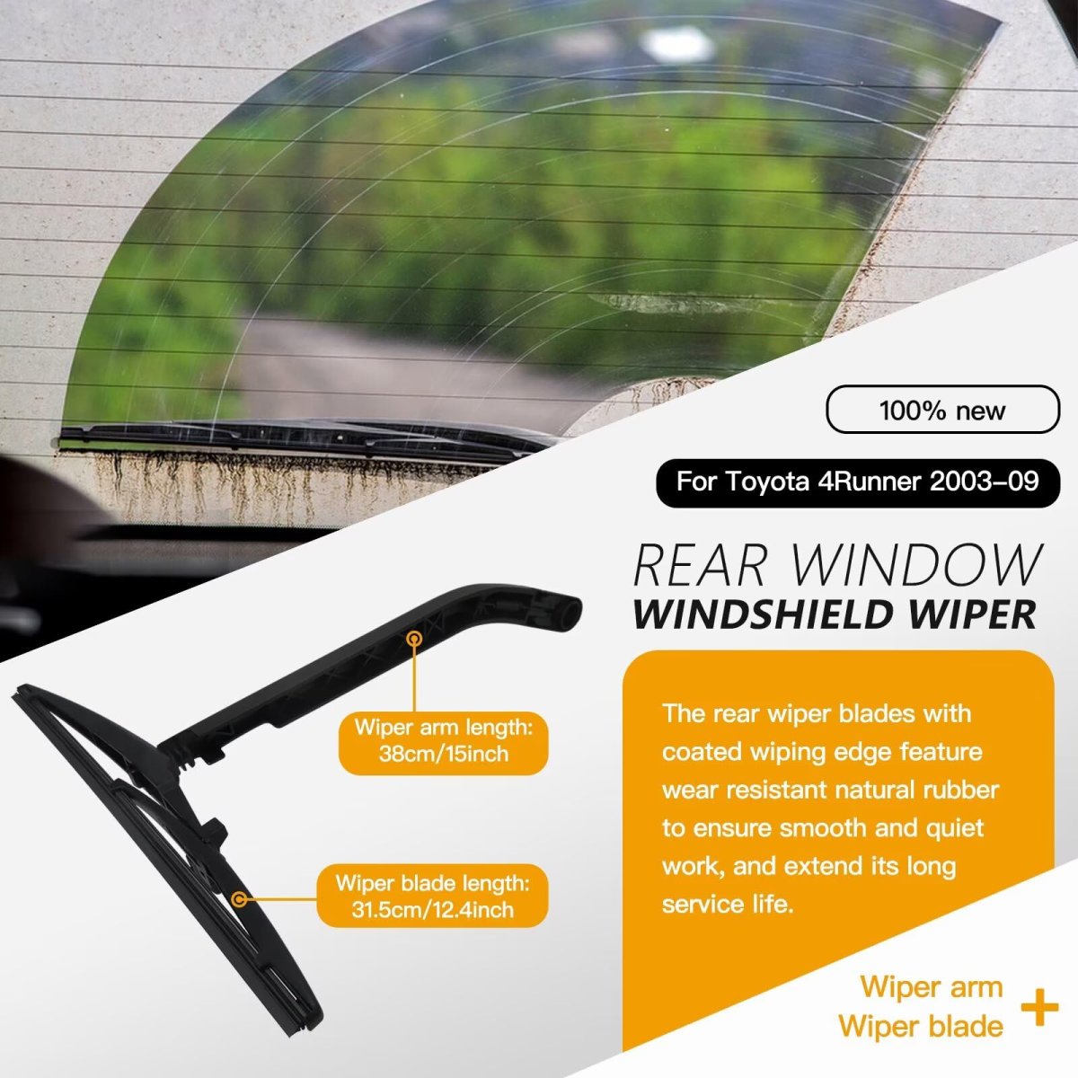 Rear Window Windshield Wiper Arm Blade Set Replace Part 85242-35020 85242-35021 For 2006 Toyota 4runner Limited Sport Utility