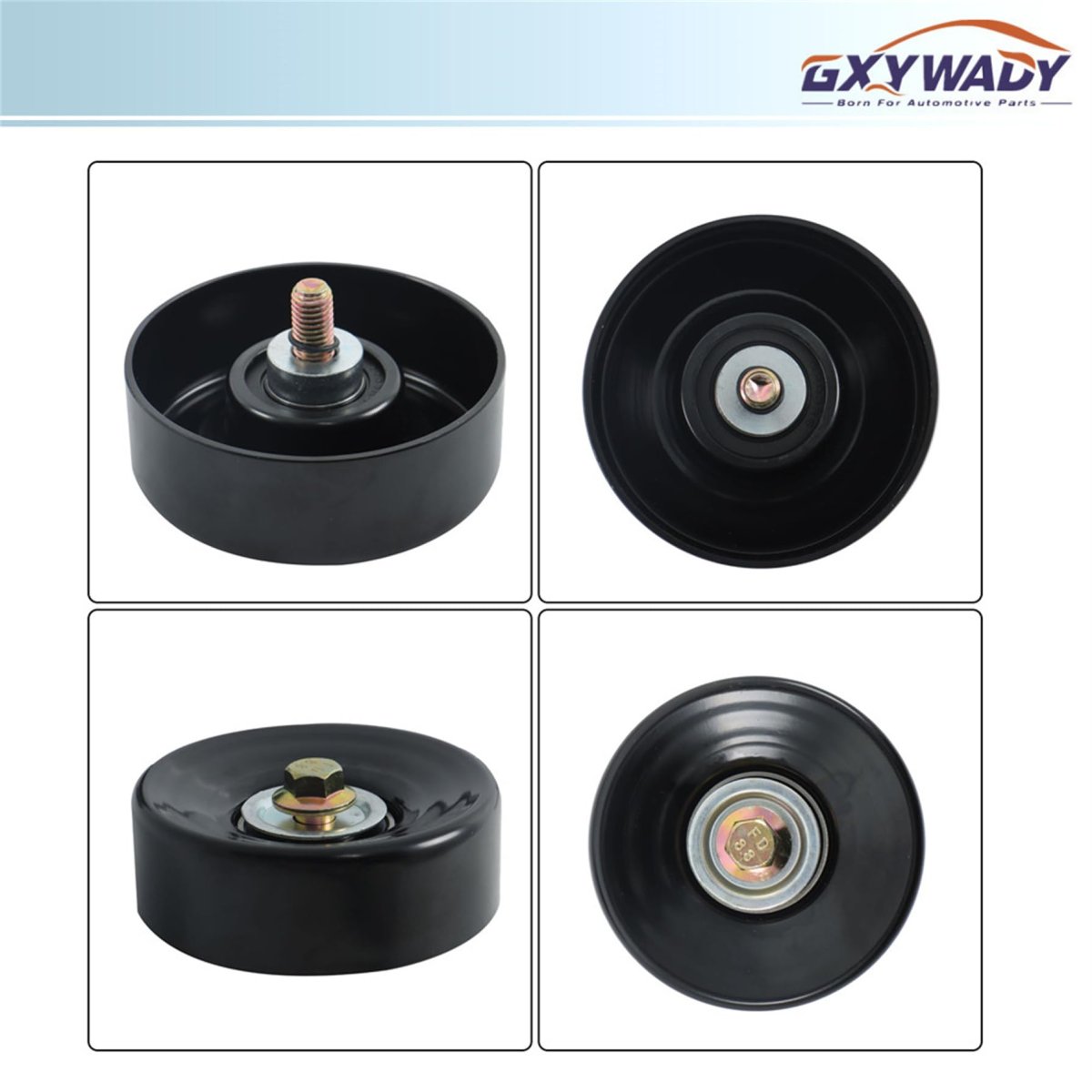 Belt Tensioner Pulley Set Replacement For 90k-39083a Fits Silverado 1500 Yukon Tahoe Escalade Suburban Sierra Savana Avalanche