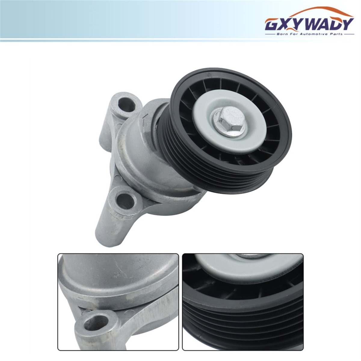 Belt Tensioner Pulley Set Replacement For 90k-39083a Fits Silverado 1500 Yukon Tahoe Escalade Suburban Sierra Savana Avalanche