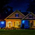 Satco S14985 8 Watt A19 Led Color Light Bulb Ceramic Blue