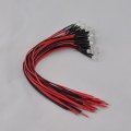Pro Trucker Qty 10 Led Lights- 5mm Or 3 Mm Pre Wired 12 Volt Leds 20a Light Angle Easy Install Luminous Intensity 6000-8000mcd 
