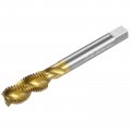Uxcell Spiral Flute Thread Taps 7 16-20 Unf 2b Screw Threading Tap Titanium Coated 6542 High Speed Steel Machine Tapping Tools