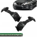 G-plus Front Left Driver Right Passenger Side Fender Liner 2pcs Compatible With 2015-2021 Murano 638409uf0a-pfm Ni1249155
