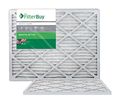Afb Merv 8 Pleated Ac Furnace Air Filter Silver 2-pack 20x23x1 Inches 