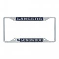Longwood University Lancers Metal License Plate Frame For Front Or Back Of Car Officially Licensed Mascot 
