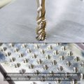 Uxcell Spiral Flute Thread Tap M6 X 1 Metric Cobalt Hss High Speed Steel Titanium Plated Machine Threading H2 Tolerance Grade