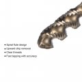 Uxcell Spiral Flute Thread Tap M6 X 1 Metric Cobalt Hss High Speed Steel Titanium Plated Machine Threading H2 Tolerance Grade
