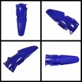 Abs Plastic Side Cover Fairing Kit Replacement For Yz85 Excluding Japanese Produced 2002-2014 Dirt Bike Blue White
