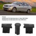 Fydun 3pcs Set Audio Volume Control Knob Button Adjust For Benz C-class W204 2007-2009 Glk-class X204 2008-2012 Piano Black
