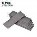 Uxcell 2x6 Inch Mild Steel Welding Plate 11 Gauge Practice And Training For Mig Tig Arc Gas Stick 6pcs