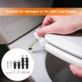 Uxcell Toilet Seat Hinge Fixings Stainless Screws And Bolts With Rubber Plastic Nuts For Top Mounting Hinges Replacement Parts