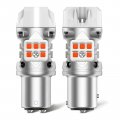 Lasfit T3 1157 Led Bulb Amber Built In Resistor Turn Signal Canbus Error Free 2023 New 500 Bright Blinker 2057 2357 7528 Bay15d 