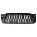 Front Bumper Hood Honeycomb Mesh Grill Grille Abs Black Replacement For 2005 2006 2007 2008 2009 2010 2011 Tacoma