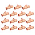 10pcs 3 8 X 1 4 Copper Reducing Tee Pressure Pipe Fitting Connectors For Plumbing Supply Refrigeration 