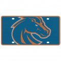 Stockdale Boise State Broncos Full Color Mega Inlay License Plate 