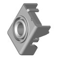 Buick Enclave 28-2017 Multi-purpose Nut Metal Plain 2 Millimeters Thread Pitch Standard Grade Type 0 47 Inches Inside Diameter 