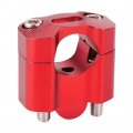 Motorcycle Handlebar Risers 2pcs Universal Riser Clamp Handle Bar Rising Tool For Atv Bike 7 8 Inch 22mm Or 1 28mm Red