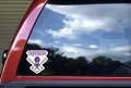 Stickertalk Officially Licensed Sfa Softball Sticker 