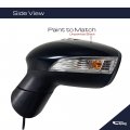 Spieg Fo1320457 Driver Side Mirror Replacement For Ford Fiesta 2011-2019 Power Heated Turn Signal Indicator With Spotter Black