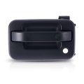 Ford F-150 2004-2014 Exterior Door Handle Driver Side Front Made Of Plastic Black Textured Finish W Keyhole Plastic Connector 