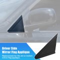 X Autohaux Driver Side Mirror Flag Applique 1an69rxfab 1an69rxfaa For Chrysler Town Country 08-16 Dodge Grand Caravan 08-20 Ram