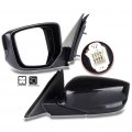 Ocpty Driver Side And Passenger Manual Fold Non-heated Mirrors Compatible With 2008-2012 For Accord