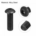 Uxcell M8x25mm Hex Socket Button Head Cap Bolts Screws Alloy Steel 20pcs