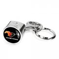 Ipick Image Ford Mustang Flame Pony Auto Piston-style Chrome Metal Key Chain