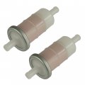 Caltric 2x Fuel Filter For Yamaha Xvs1100 V Star 1100 Custom With Flames 2002 2004-2009 