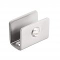 Uxcell Glass Shelf Brackets Stainless Steel Clamp Clip Holder Rectangle For 6-8mm Thickness 2pcs