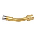 Winomo 4pcs 135 Degree Tyre Valve Stem Extension Adapter For Car Motorcycle Bike Scooter