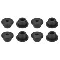 8pcs Rubber Grommets 11 16 18mm Drill Hole 3 8 9mm Id Top Hat Grommet Black Silicone Plug Gasket For Wiring Automotive 