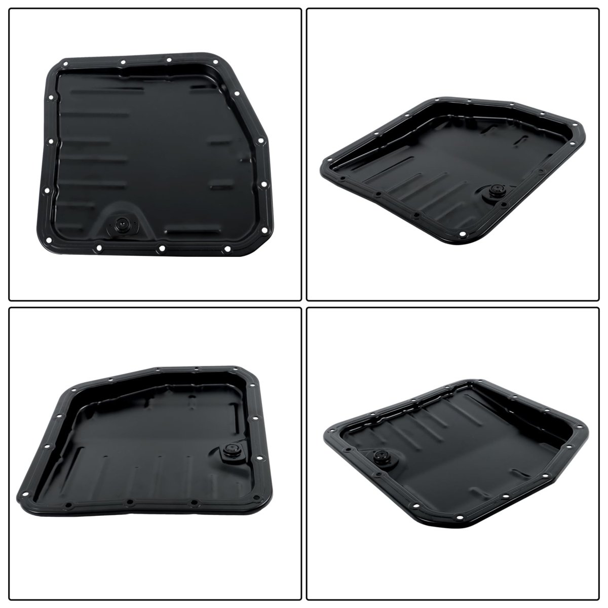 Transmission Oil Pan Sump With Drain Plug 15 Bolt Hole For Corolla L4 1 6l 1989 2002 Camry Celica Tercel Replacement 35106