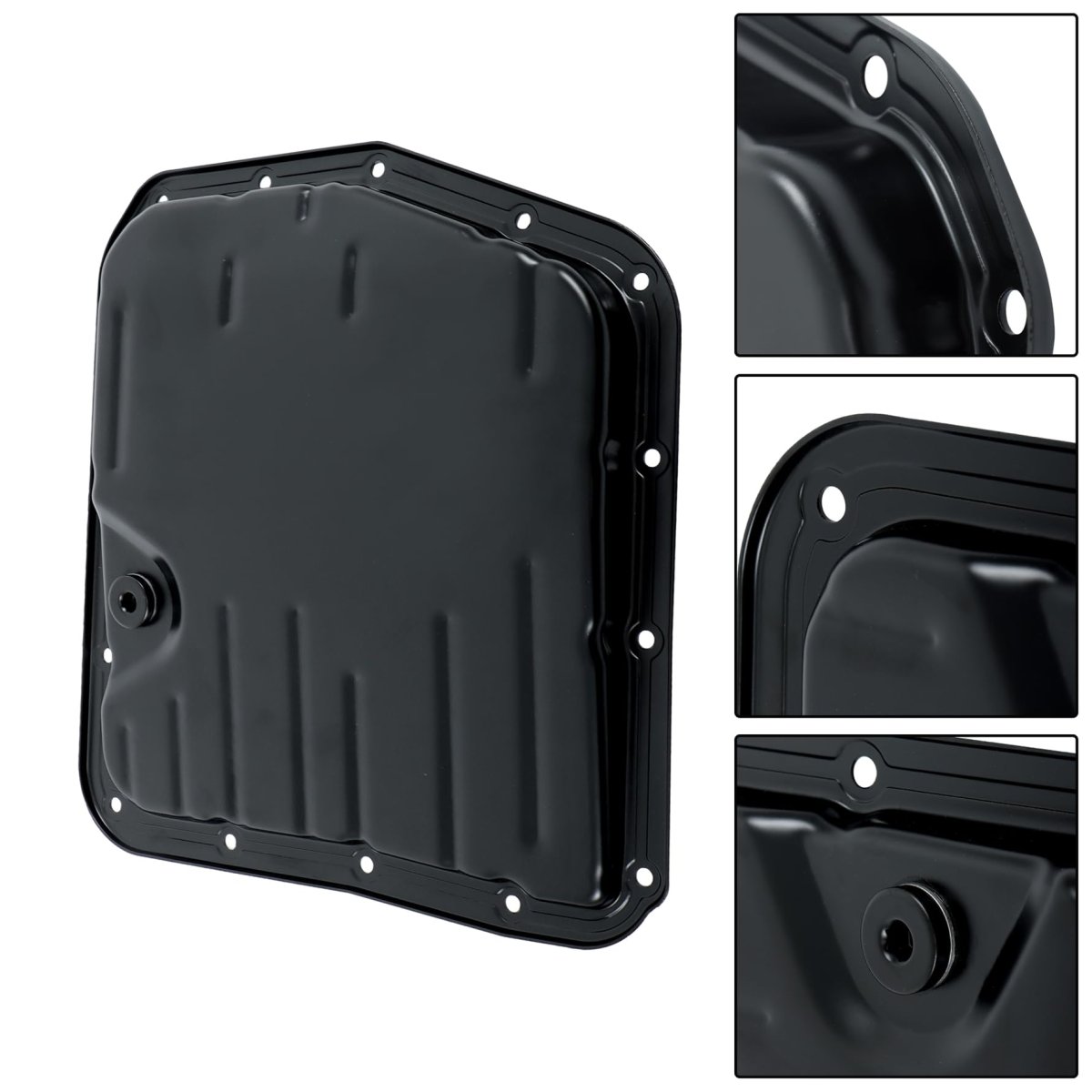 Transmission Oil Pan Sump With Drain Plug 15 Bolt Hole For Corolla L4 1 6l 1989 2002 Camry Celica Tercel Replacement 35106