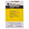 Niche Brake Pad Set For Bmw S1000r S1000rr 34117714800 34217722884 Front Rear Organic