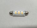 2 Pcs Marine Auto Rv Trailer Bus Vehicle Led Bulb Festoon Type Warm White Light