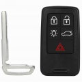 1 Pcs Flip Key Entry Remote Control Uncut Fob Shell Case Replacement For Volvo S60 S80 V70 Xc60 Xc70 V60 Pg788a