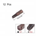 Uxcell 12 Pcs Phillips Bits 1 4inch Hex Shank 25mm Length Cross Ph3 Magnetic Screw Driver S2 Screwdriver Bit