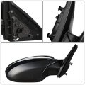 Oe Style Powered Turn Signal Passenger Right Side View Door Mirror Compatible With Kia Optima 11-13