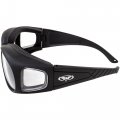 Global Vision Outfitter Foam Padded Fits Over Most Eyewear Black Frame Clear Lens 