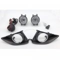 S Sizver 1 Pair Complete Fog Light Kit With Wiring Bracket For 2008-2010 Toyota Corolla 