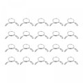 Fuel Line Hose Clips 100pcs 8mm Id Fit 9-9 5mm Od 304 Stainless Steel Water Pipe Air Tubing Spring Clamps For Motorcycle 