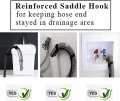 Universal Flexible Laundry Tub Washing Machine Discharge Hose Clip Holder For Keeping End Stayed In Drainage Area No