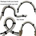 Universal Flexible Laundry Tub Washing Machine Discharge Hose Clip Holder For Keeping End Stayed In Drainage Area No