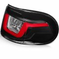 Ocpty Tail Light Assembly Pair Replacement For Toyota Fj Cruiser 2007-2014 Black Housing Red Clear Lens Driver Passenger Side