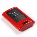 Aotumcer Key Fob Cover For Corvette C7 Remote Shell Case C6 Abs Soft Silicone Smart Sport Red
