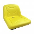 E-auc11476 Directfita Yellow High Back 15 Seat For John Deere 135 145 D120 D125 D130 D140 D150 E120 E130 E140 E150 