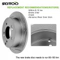 Aintier Automotive Replacement Brake Pads Front Fit For Hummer H3 2006-2010 For H3t 2009-2010