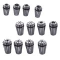 12pcs Er16 1 32 Inch-3 8 Inch Steel Spring Collet Set Fit For Cnc Milling Chuck Lathe Tool Holder 