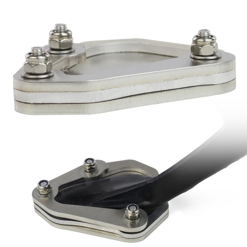 Motorcycle Kickstand Side Stand Extension Plate Pad For R1100rt 1995 2001 R1150r 2000 2006 R850r 1997 Cnc Machined Aluminum